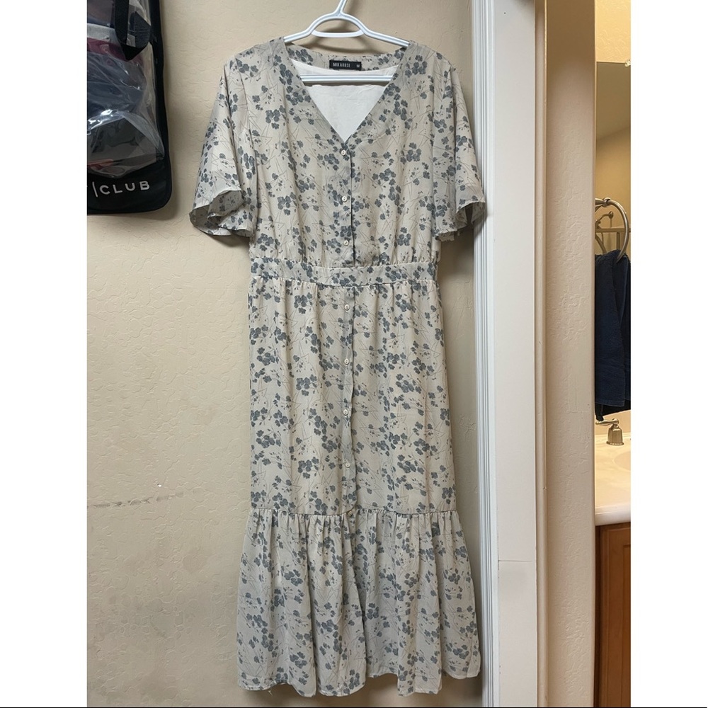 Button up dress
